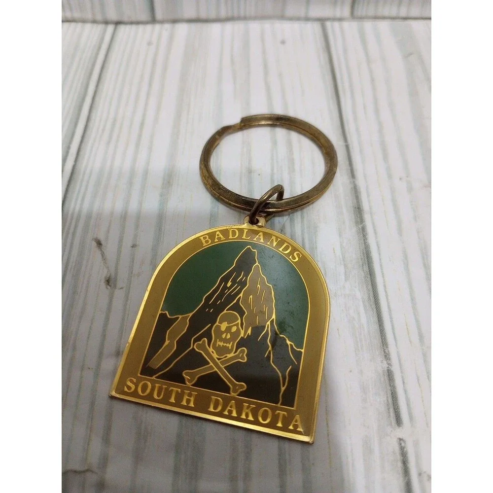 Badlands South Dakota Keychain Vintage